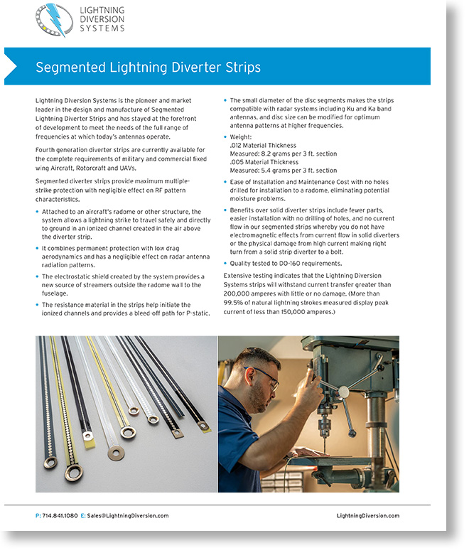 lightning diverter strips overview