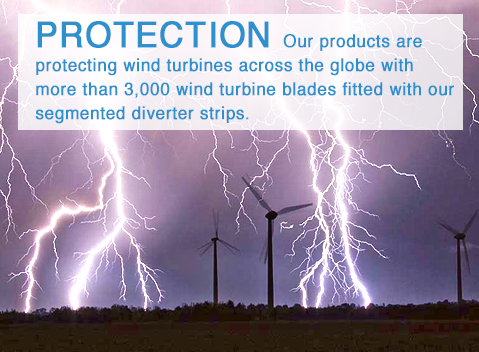 lightning protection for wind turbines